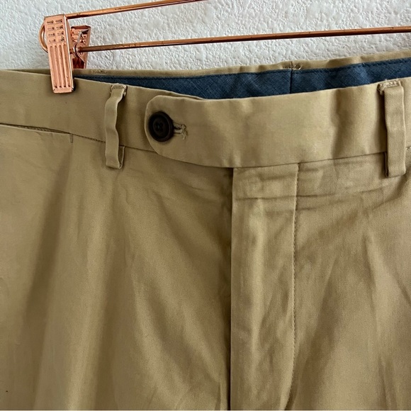 Lands' End Men's Tailored Fit Classic Clothing Khaki Pants Uniform Office Casual - Picture 7 of 11